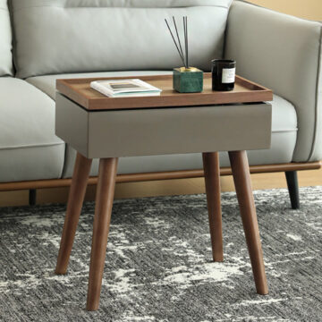 Bàn cafe xoay 0015 - Creative rotatable Coffee Table 0015