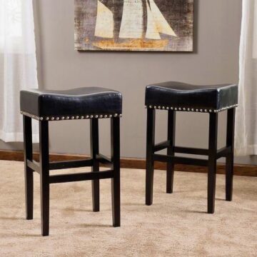 Ghế Stool Bar nệm da 0012 - Stool Bar With Faux Leather 0012