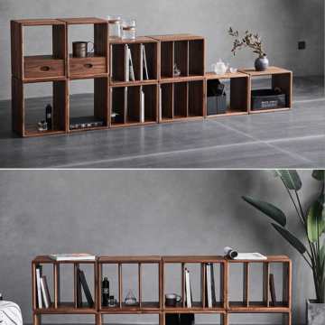 Bộ hộc tủ xếp hình 0013 - Set rubic wood 0013
