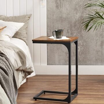 Bàn  chữ  C  chân  sắt 0031 - C Shape End Table With  Steel  Frame 0031