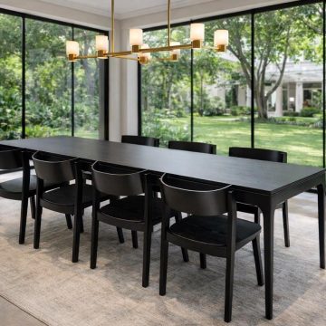 LONG 2.2M TABLE – RARE SLIM AND ELEGANT DESIGN